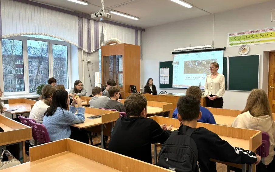 Встреча с представителями администрации в школе № 9 г. Кулебаки